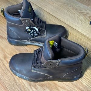 Dr Martens industrial work boots with steel toe - new with tags